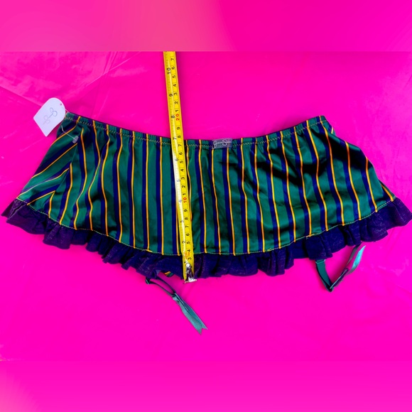 BRA,CORSET,TWO GARTERS JESSICA SIMPSON denim alike NEW WITH TAGS 34/36 C - Picture 8 of 16